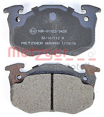 METZGER 1170176 Bremsbelagsatz, Scheibenbremse